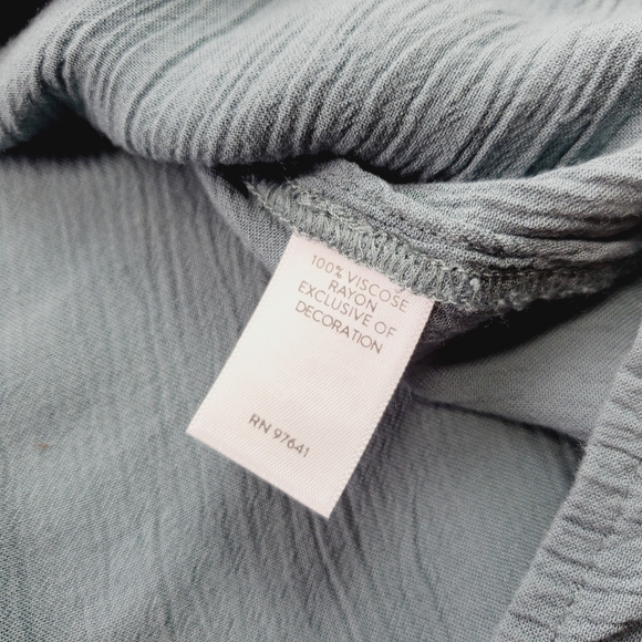 J. Jill Blouse long sleeve Women Size XL V-neck relaxed Button Down - Picture 4 of 12